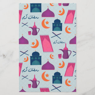 Gelukkig Ramadan-patroon Briefpapier