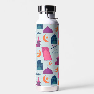 Gelukkig Ramadan-patroon Waterfles