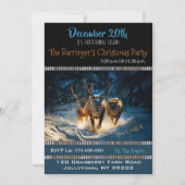 Gelukkig rendier feestdag uitnodiging (Voorkant)