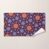 Gelukkig Retro Bloemen Cute 70s Hippie Madeliefje  Bad Handdoek (Handdoek)