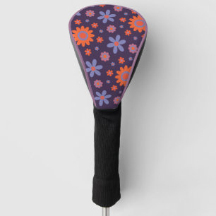 Gelukkig Retro Bloemen Cute 70s Hippie Madeliefje Golfheadcover