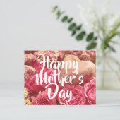 Gelukkig Roos op moederdag Briefkaart (Staand voorkant)