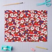 gelukkig santa tissuepapier (Craft)