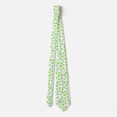 gelukkig shamrock Irish four-leaf clover St. Patri Stropdas (Achterkant)