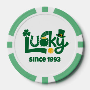 Gelukkig sinds jaar poker chips