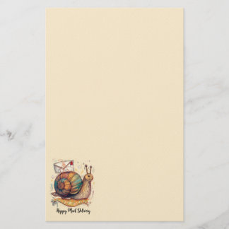 Gelukkig Slakkenpostpapier Briefpapier