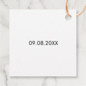 Gelukkig sporen cadeaukaart, Noten & Trail Mix kaa Bedankjes Labels (Achterkant)