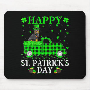 Gelukkig St. Patrick's Dag En Shamrock T-shirt  Muismat