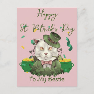 Gelukkig St. patrick's dag Lucky Shamrocks Simple Feestdagenkaart