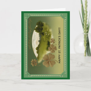 Gelukkig St. Patrick's Dag Wenskaart Kaart
