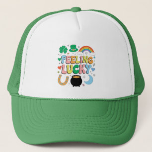 Gelukkig St. Patrick's Day Charme Ierse Klaver Trucker Pet