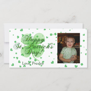 Gelukkig St. Patrick's Day Fotokaart