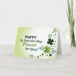 Gelukkig St. Patrick's Day Gebed voor u Kaart