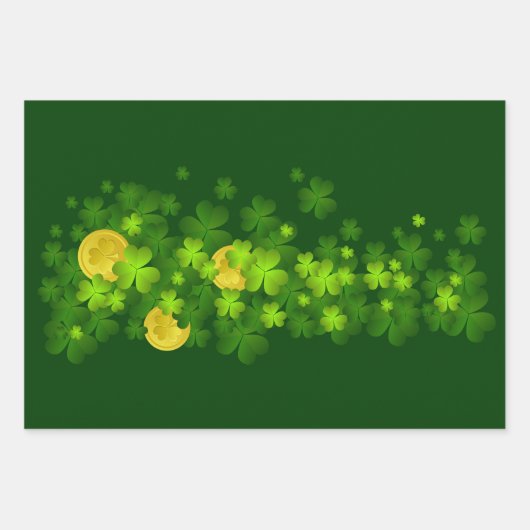 Gelukkig St. Patrick's Day. Inpakpapier Vel (Voorkant)