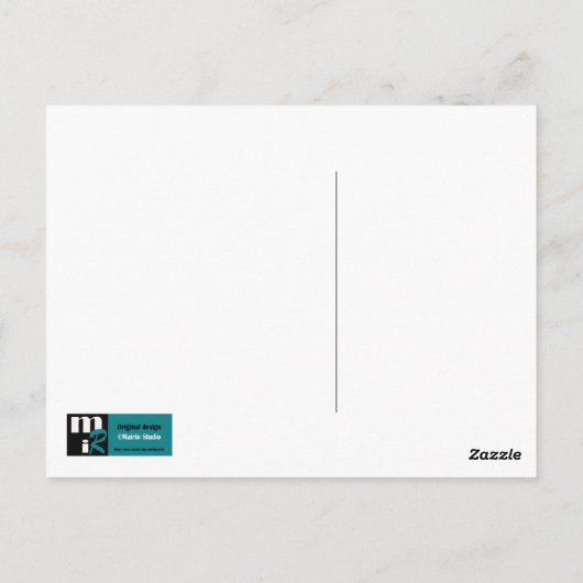 Gelukkig St. Patrick's Day. Little Irish Princess Briefkaart (Achterkant)