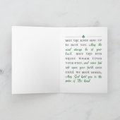 Gelukkig St. Patrick's Day Pug-hond vakantiekaart Feestdagen Kaart (Binnen)