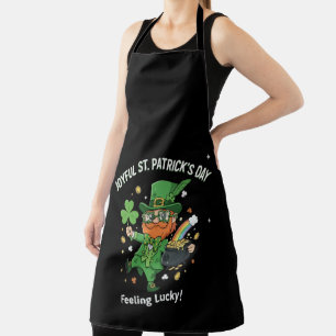 Gelukkig St. Patrick's Day Schattige Kabouter Schort