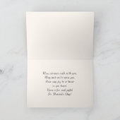 Gelukkig St. Patrick's Day. Shamrock Kaart (Binnen)