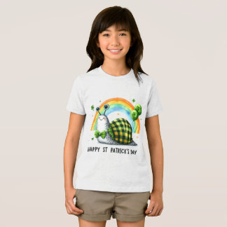 Gelukkig St. Patrick's Kids T-shirt met achterkant