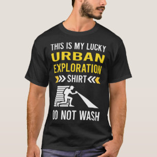 Gelukkig T-shirt stedelijke verkenning