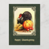Gelukkig Thanksgiving. Briefkaart (Voorkant)