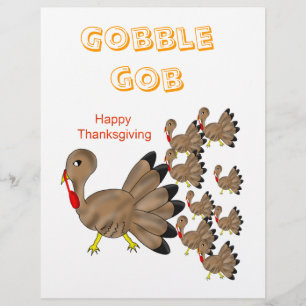 Gelukkig Thanksgiving Flyer