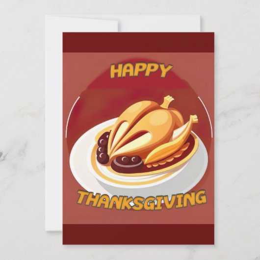 gelukkig thanksgiving kaart (Voorkant)