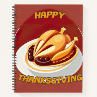 gelukkig thanksgiving notitieboek