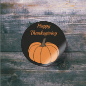 Gelukkig Thanksgiving Pompoen Sticker