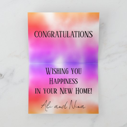 Gelukkig thuis Moois huis Aankondiging (Binnen)