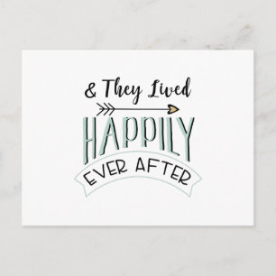 Gelukkig tot het einde briefkaart