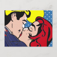 Gelukkig tot in Eeuwigheid Pop Art Briefkaart