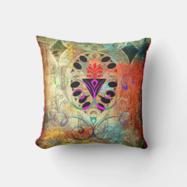 "GELUKKIG TUIN" 16 x 16 TOSS PILLOW Buitenkussen