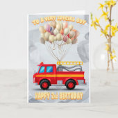 Gelukkig tweede verjaardag kaart (Gele Bloem)