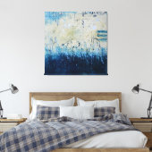 Gelukkig uitzicht canvas afdruk (Insitu (Slaapkamer))