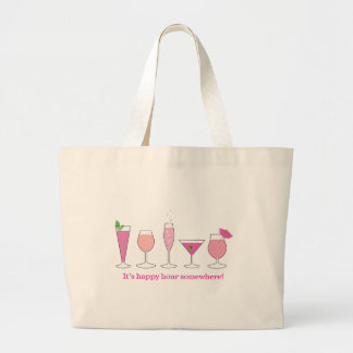 gelukkig uur grote tote bag