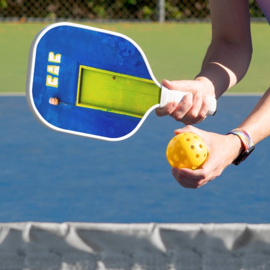 Gelukkig uur pickleball paddle (Insitu)