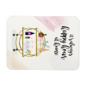 Gelukkig uur thuis magneet (Horizontaal)