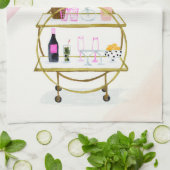 Gelukkig uur thuis theedoek (Gevouwen)