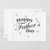 Gelukkig Vaderdag! Briefkaart (Voorkant / Achterkant)