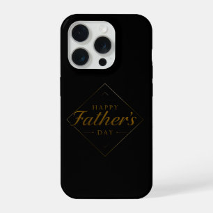 Gelukkig Vaderdag Elegante Hoesje iPhone 15 Pro Hoesje