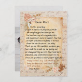 Gelukkig Vaderdag kaart (Voorkant / Achterkant)