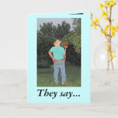 Gelukkig Vaderdag! Kaart (Gele Bloem)