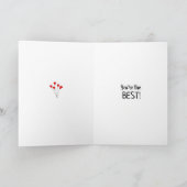 Gelukkig Vaderdag Vadersdag Kaart (Binnen)