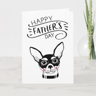Gelukkig Vaderdag voor de Papa van de Hond Kaart