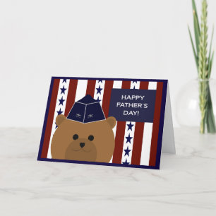 Gelukkig Vaderdag voor mijn luchtmacht Hero en pap Kaart