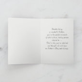 Gelukkig Vaderdag.  Wenskaarten Kaart (Binnen)