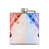 Gelukkig Valentijnsdag 6 Opties voor flessen met v Heupfles (Achterkant)