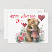 Gelukkig Valentijnsdag Briefkaart (Voorkant / Achterkant)