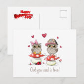 Gelukkig Valentijnsdag Feestdagenkaart (Voorkant / Achterkant)